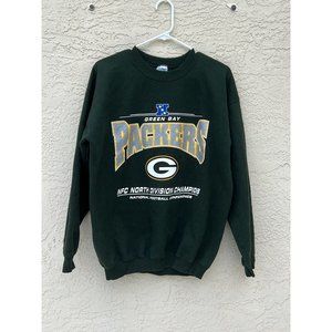 Green Bay Packers NFC championship vintage crewneck sweatshirt medium NFL